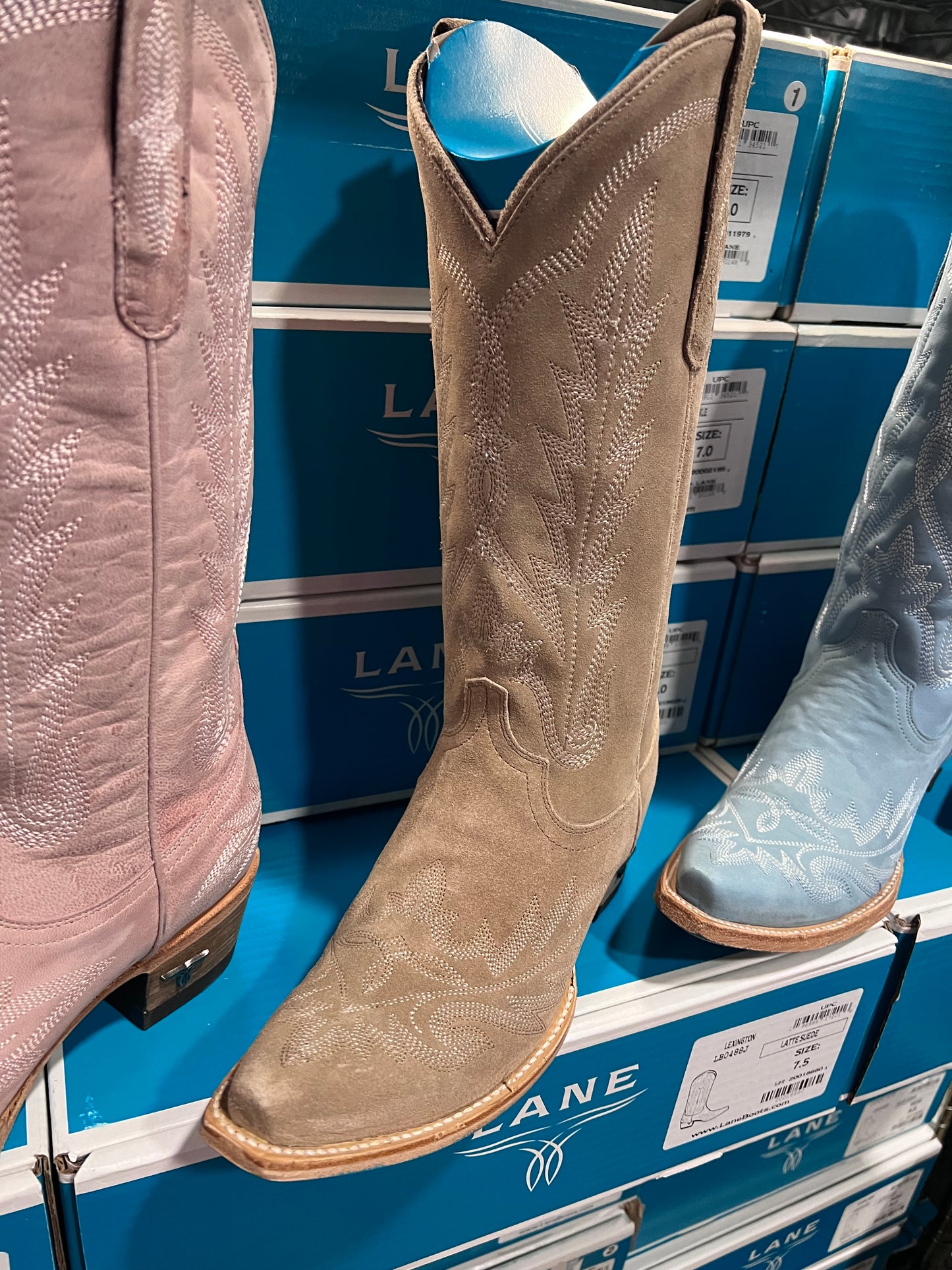 Lexington Boot - Latte Suede