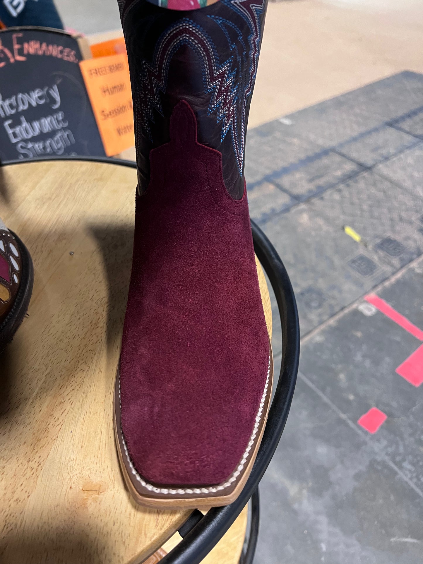 Macie Bean - Burgundy Suede Boot