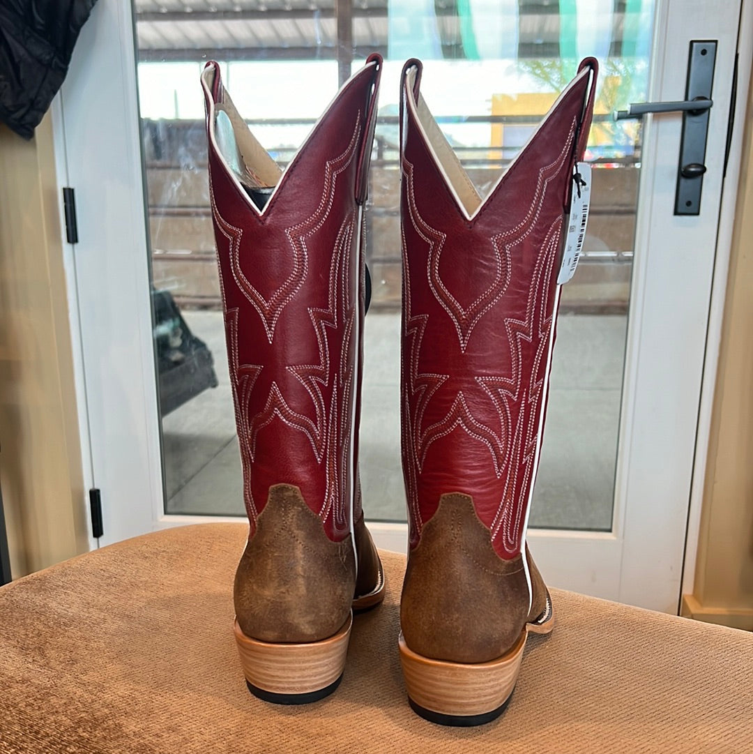 Macie Bean Red/Brown (Cutter Toe)
