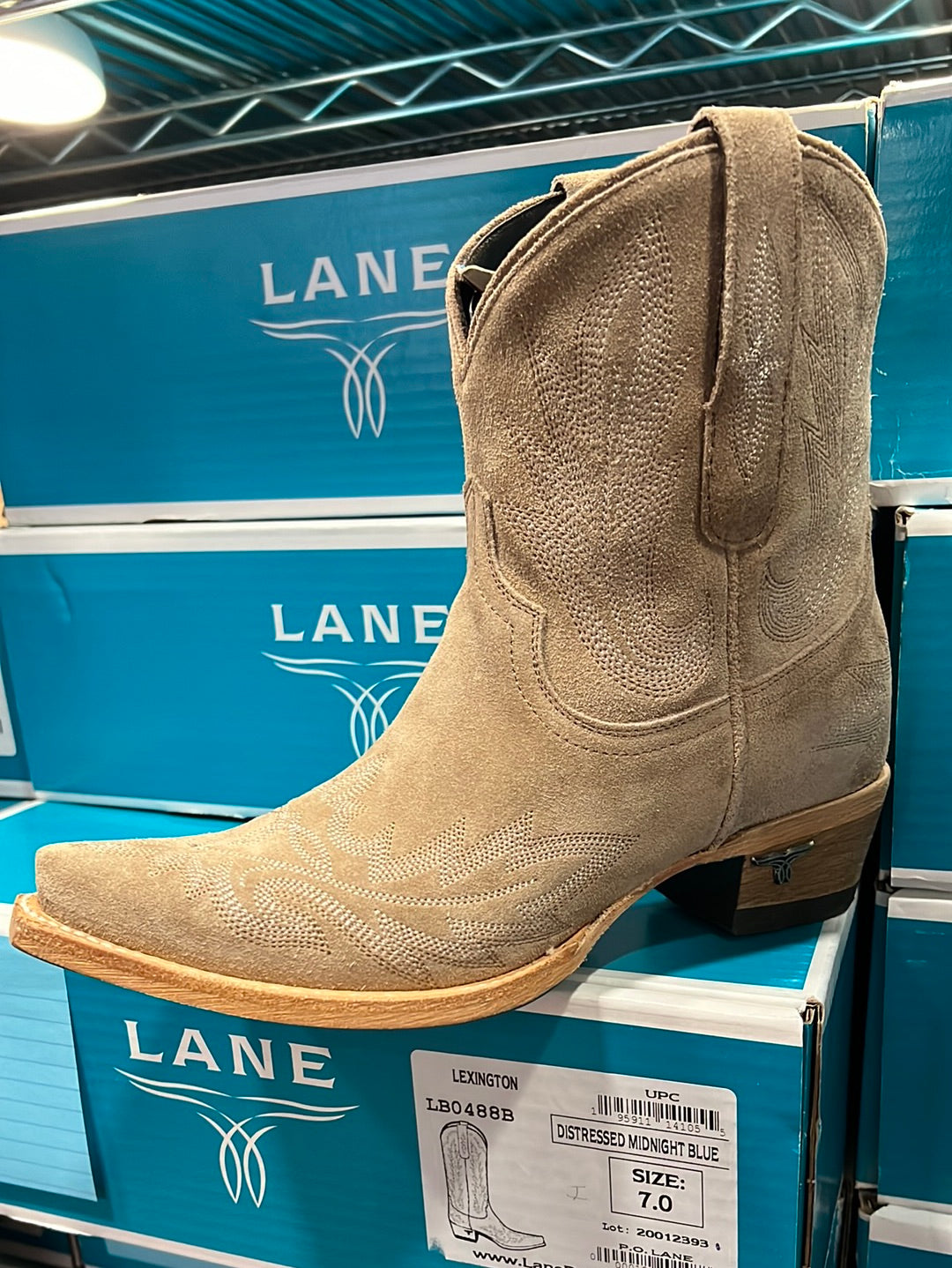 Lexington Bootie - Latte Suede