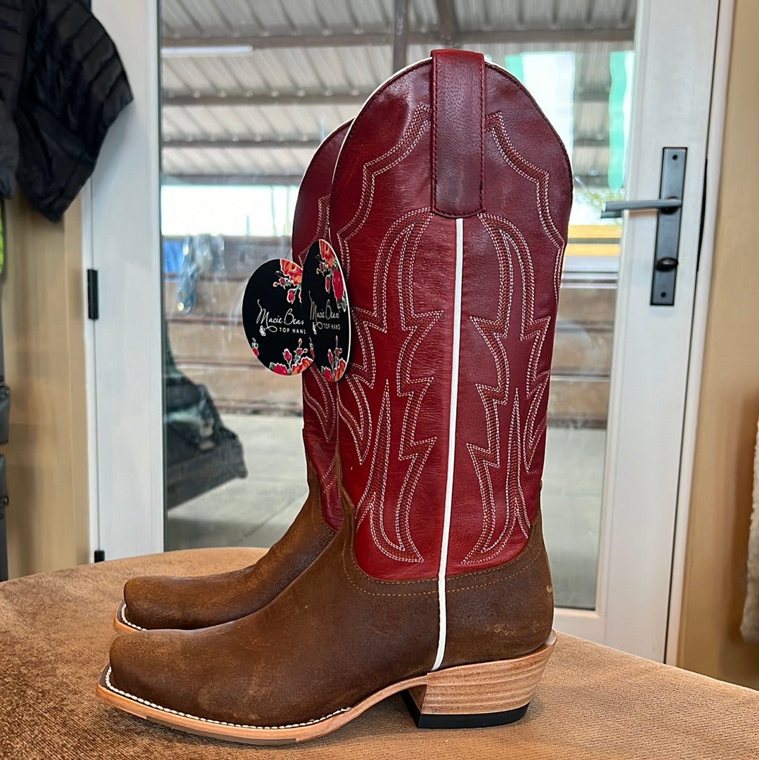 Macie Bean Red/Brown (Cutter Toe)