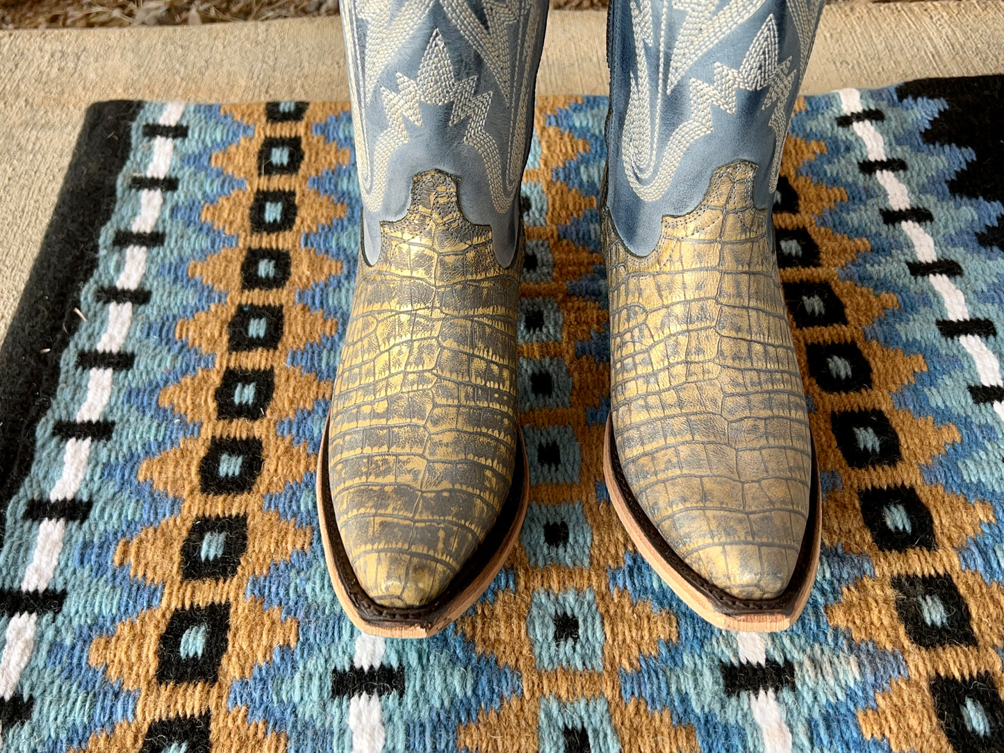 Skylight - Gilded Denim (Blue/Gold Shimmer)