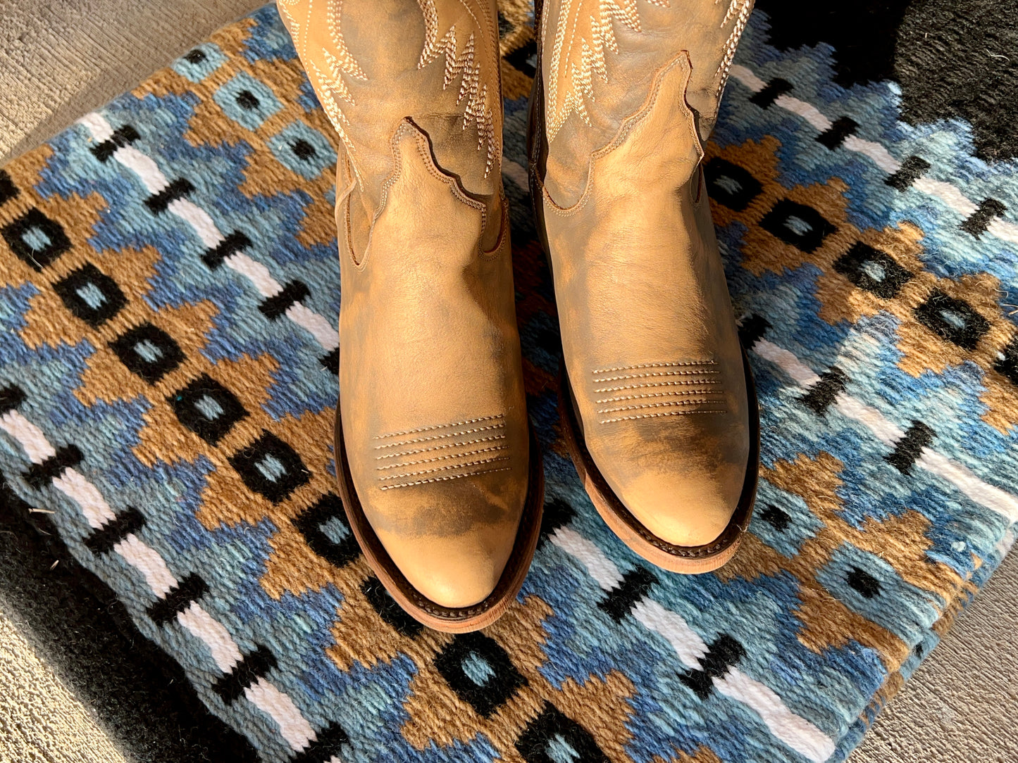 Monica Boot - Lace Up in Saddle Brown