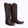 Cossette - Boho Western Boot in Cognac