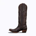 Cossette - Boho Western Boot in Cognac