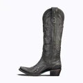 Cossette - Boho Western Boot in Black
