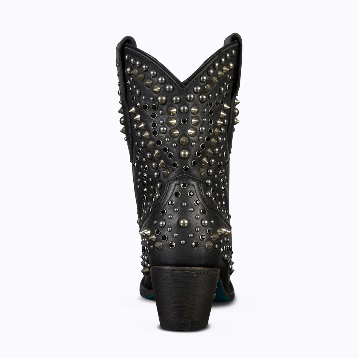 Dolly Bootie - Black Studded Leather Bootie