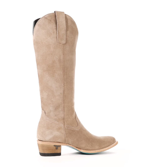 Plain Jane Boot - Latte Suede